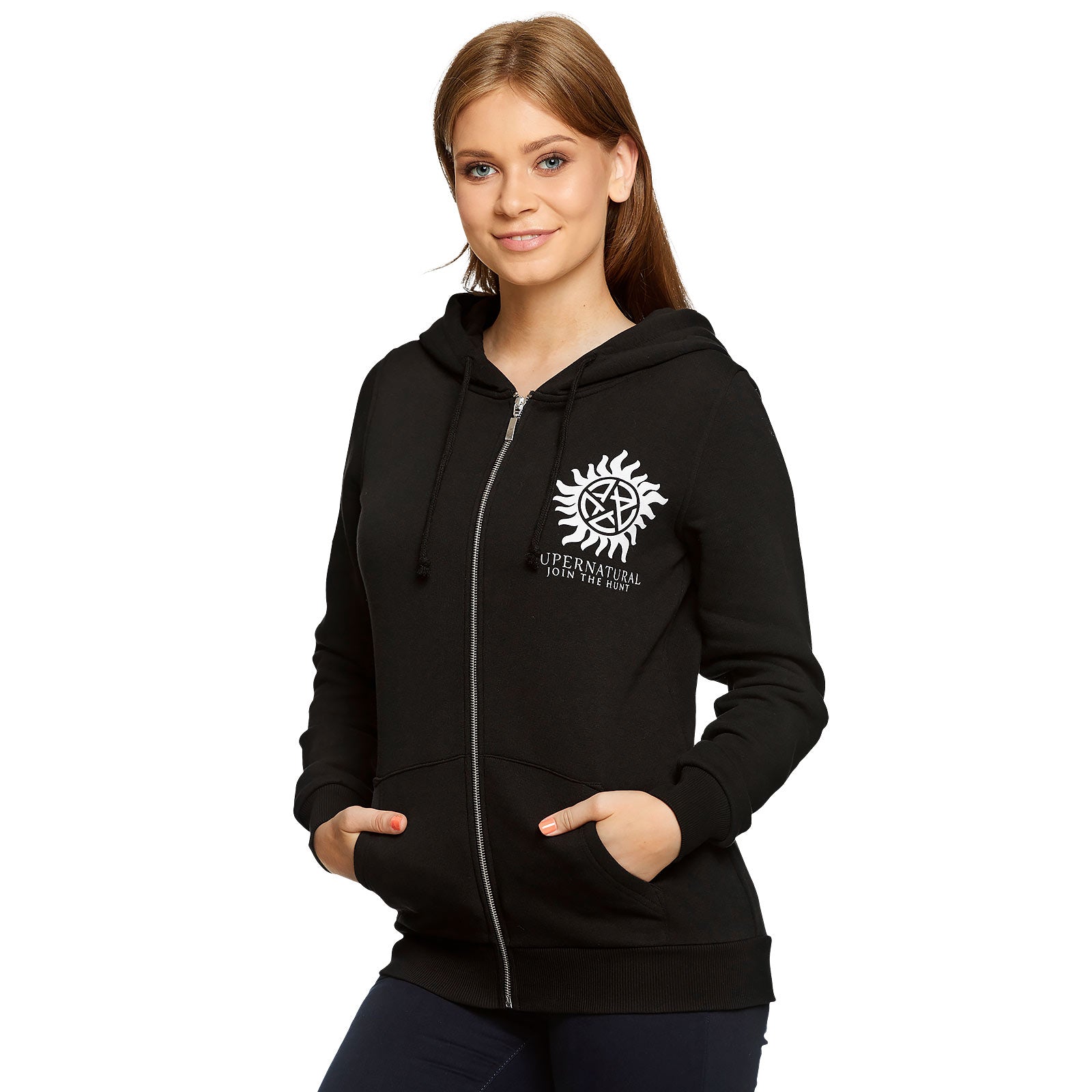 Imagen del producto Supernatural - Saving People Hunting Things Chaqueta con capucha para mujer