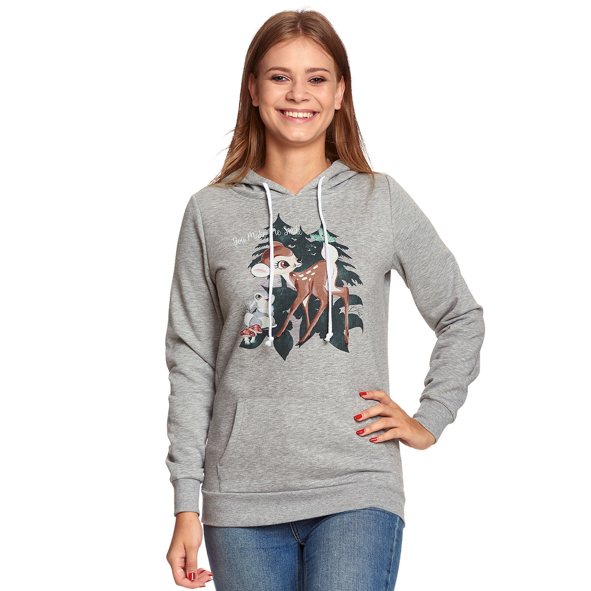 Imagen del producto Bambi - Sudadera con capucha para mujer Smile