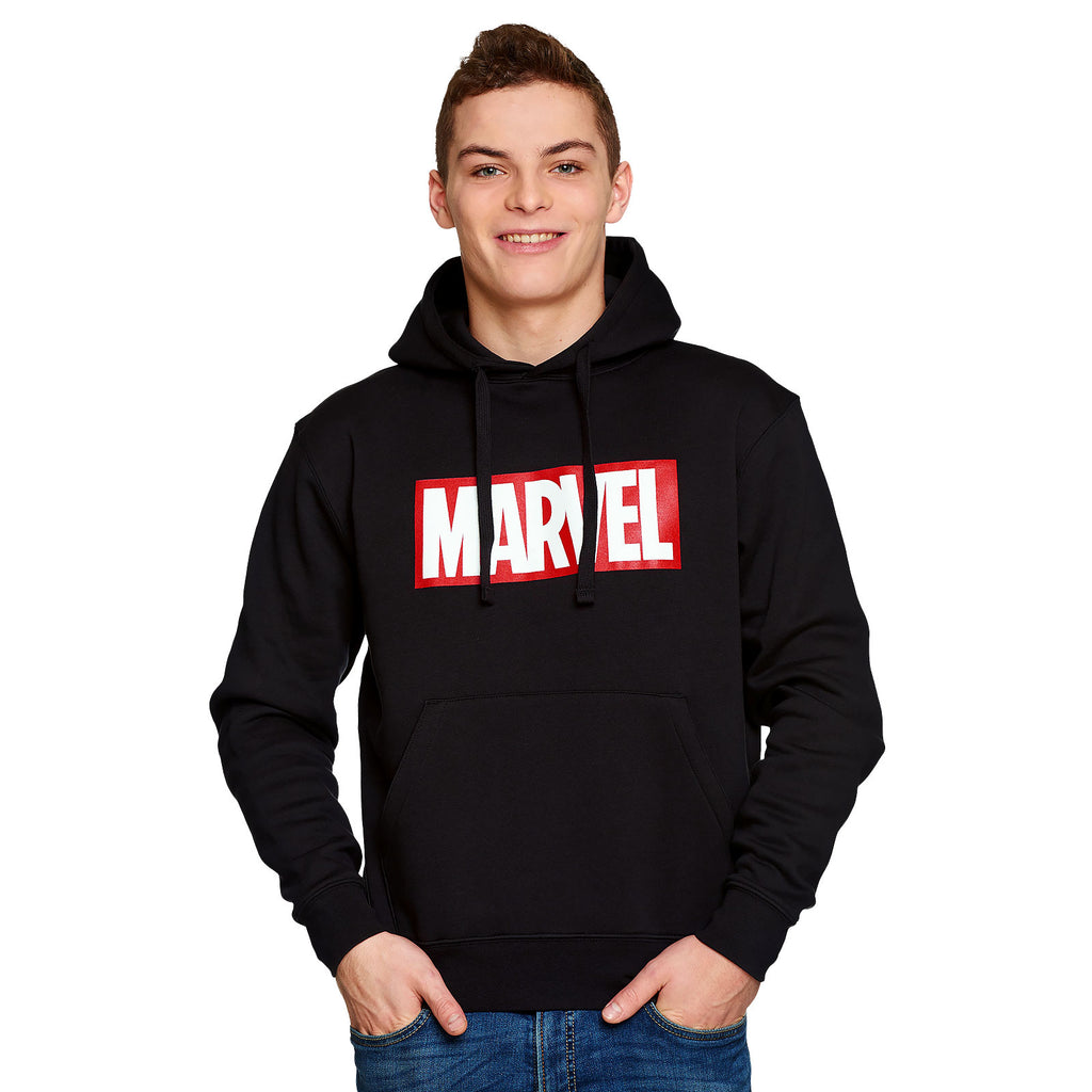 Imagen del producto Marvel - Sudadera con capucha negra con logo