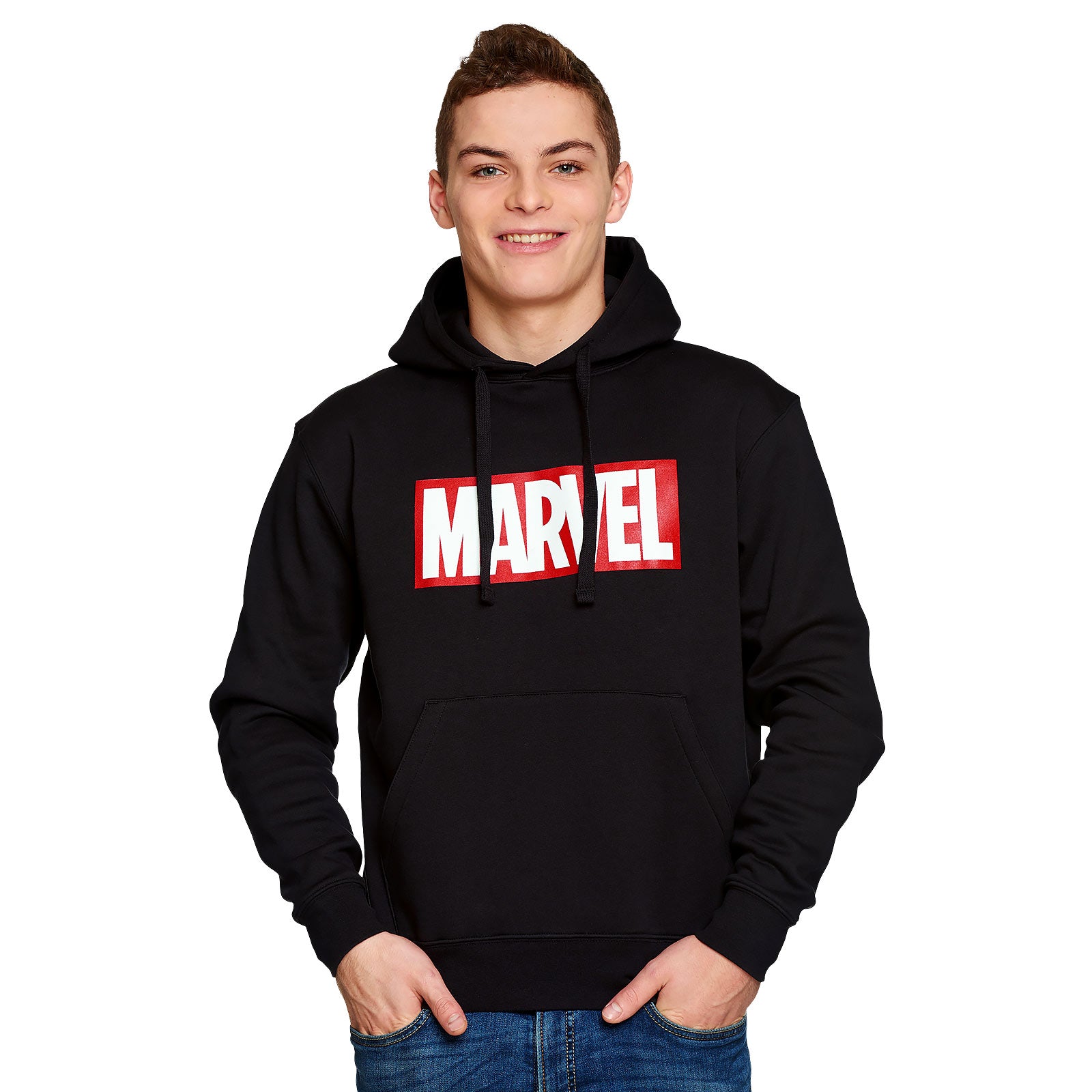 Imagen del producto Marvel - Sudadera con capucha negra con logo