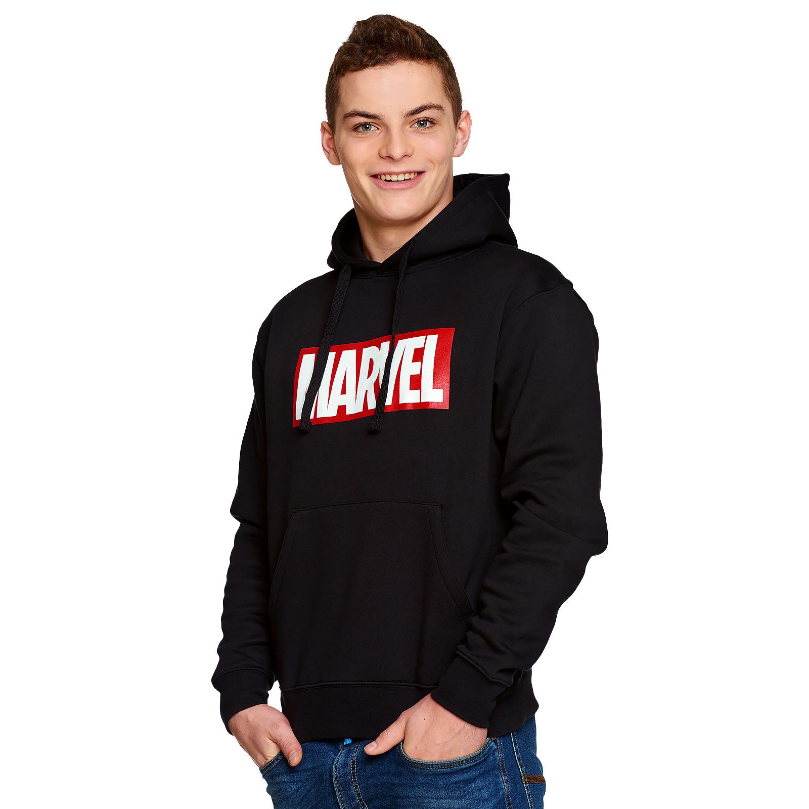Imagen del producto Marvel - Sudadera con capucha negra con logo