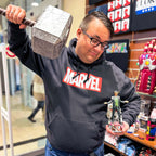 Imagen del producto Marvel - Sudadera con capucha negra con logo