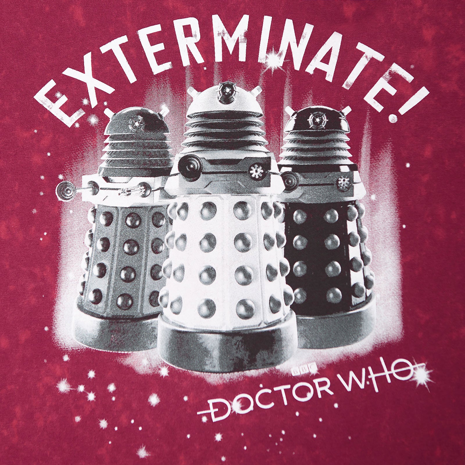 Imagen del producto Doctor Who - Daleks Exterminate Camiseta para mujer roja