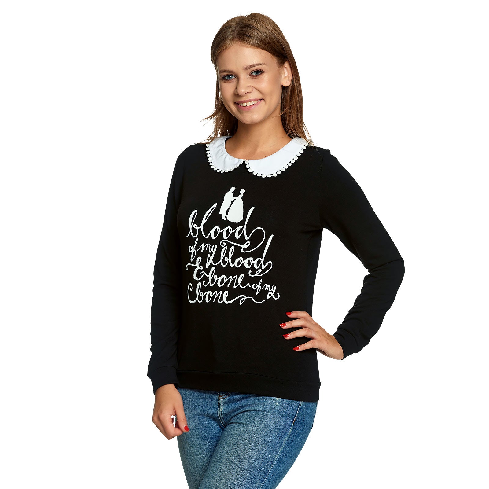 Imagen del producto Outlander - Camiseta de manga larga para mujer Blood Girl en negro
