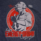 Imagen del producto PUBG - Camiseta azul de bebida energética