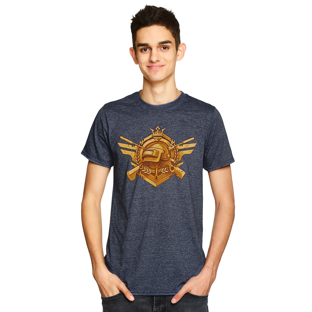 Imagen del producto PUBG - Camiseta Invincible azul