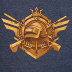 Imagen del producto PUBG - Camiseta Invincible azul
