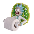 Imagen del producto Rick y Morty - Rick con soporte de papel higiénico de portal