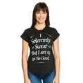 Imagen del producto Harry Potter - Camiseta de mujer Mischief Managed en negro