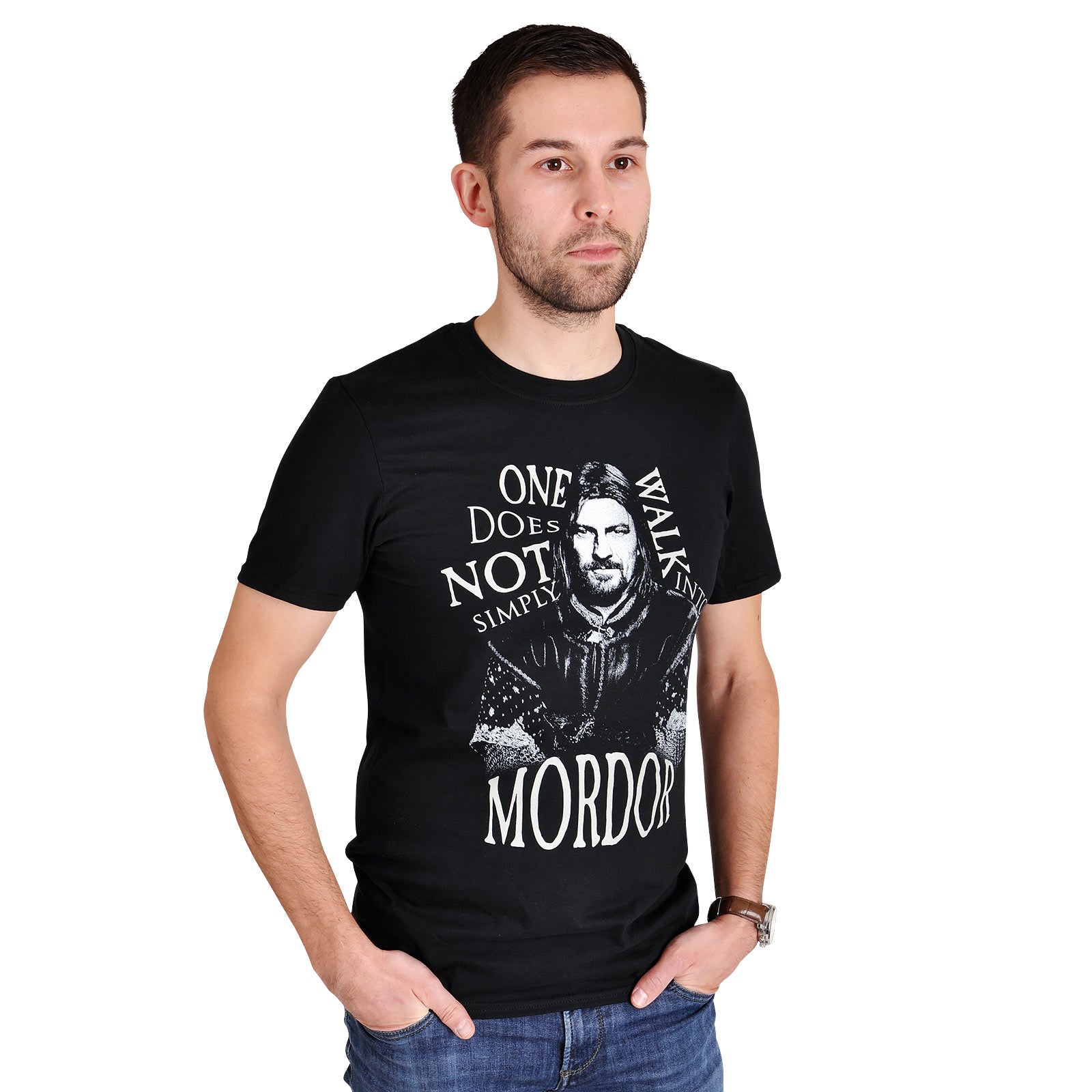 Imagen del producto Señor de los Anillos - Camiseta negra de Boromir Walk into Mordor