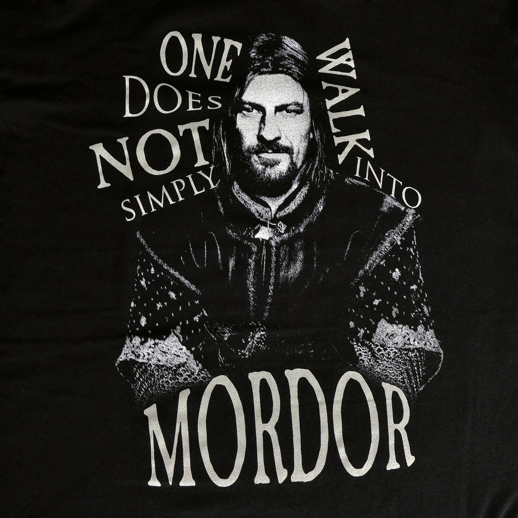 Imagen del producto Señor de los Anillos - Camiseta negra de Boromir Walk into Mordor