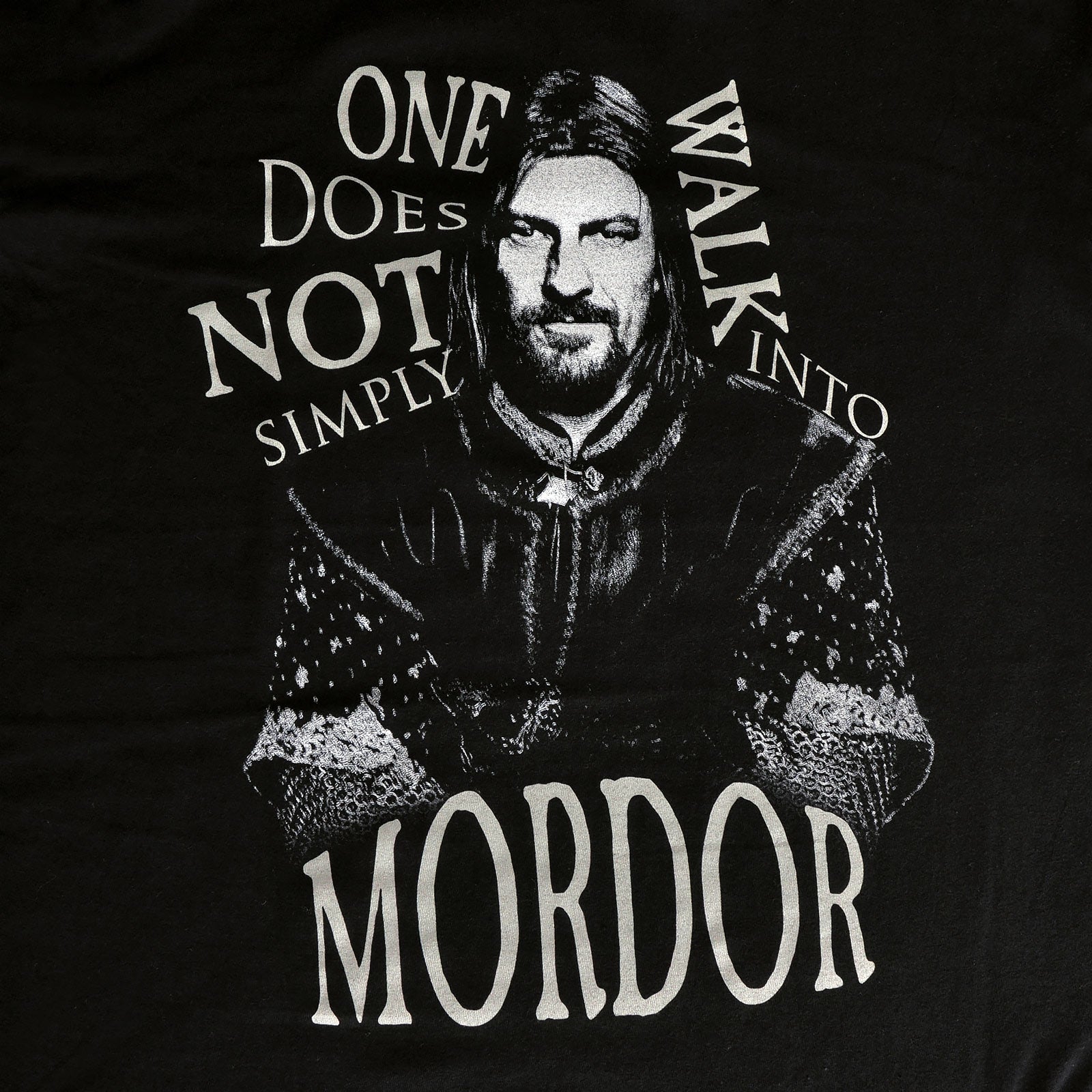 Imagen del producto Señor de los Anillos - Camiseta negra de Boromir Walk into Mordor