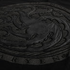 Imagen del producto Juego de Tronos - Camiseta negra con logo 3D de Targaryen Oscuro