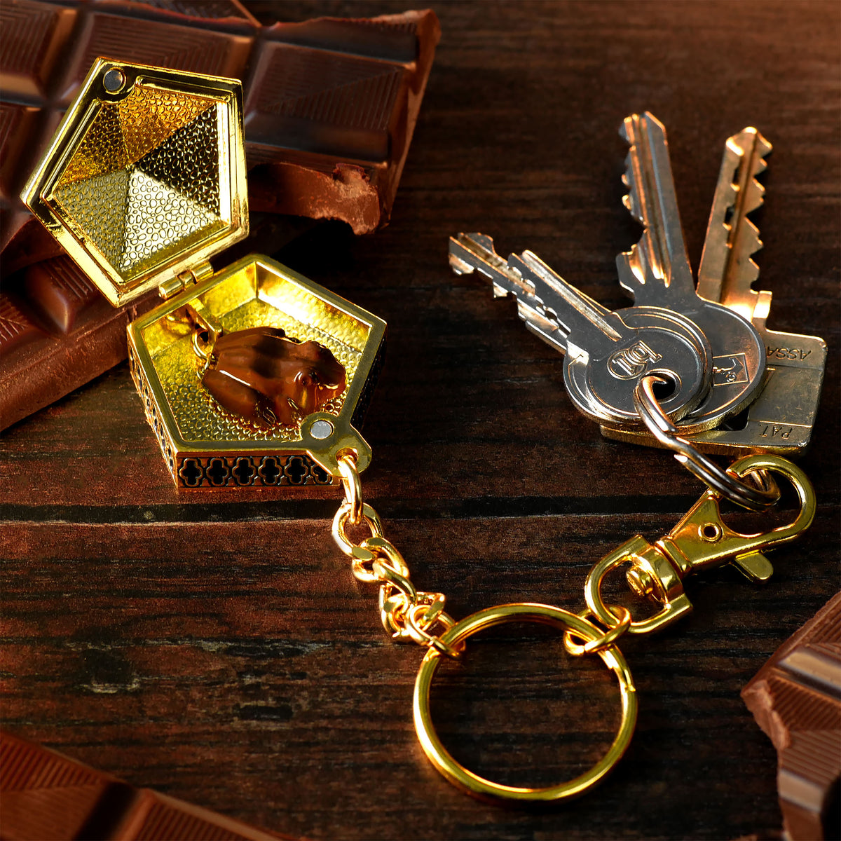 Imagen del producto Llavero de Rana de Chocolate - Harry Potter