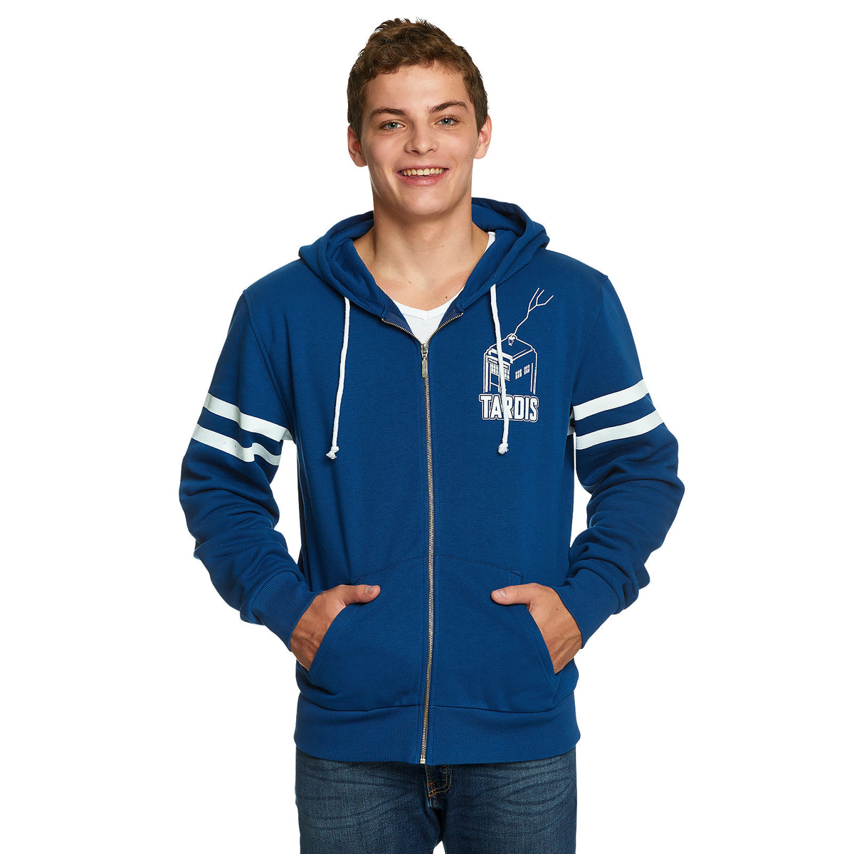 Imagen del producto Doctor Who - Chaqueta con capucha Tardis azul