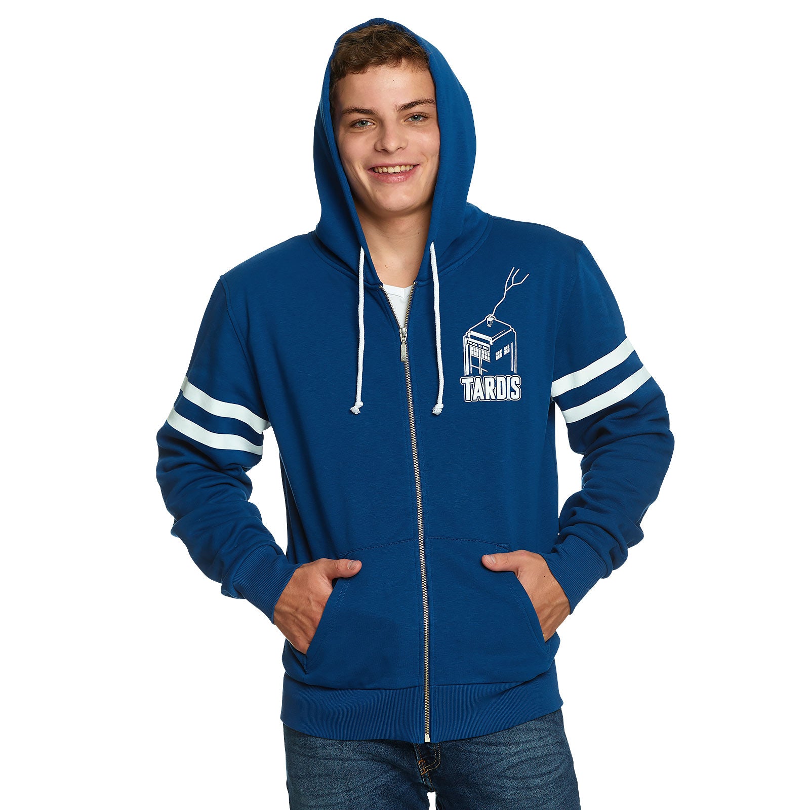 Imagen del producto Doctor Who - Chaqueta con capucha Tardis azul