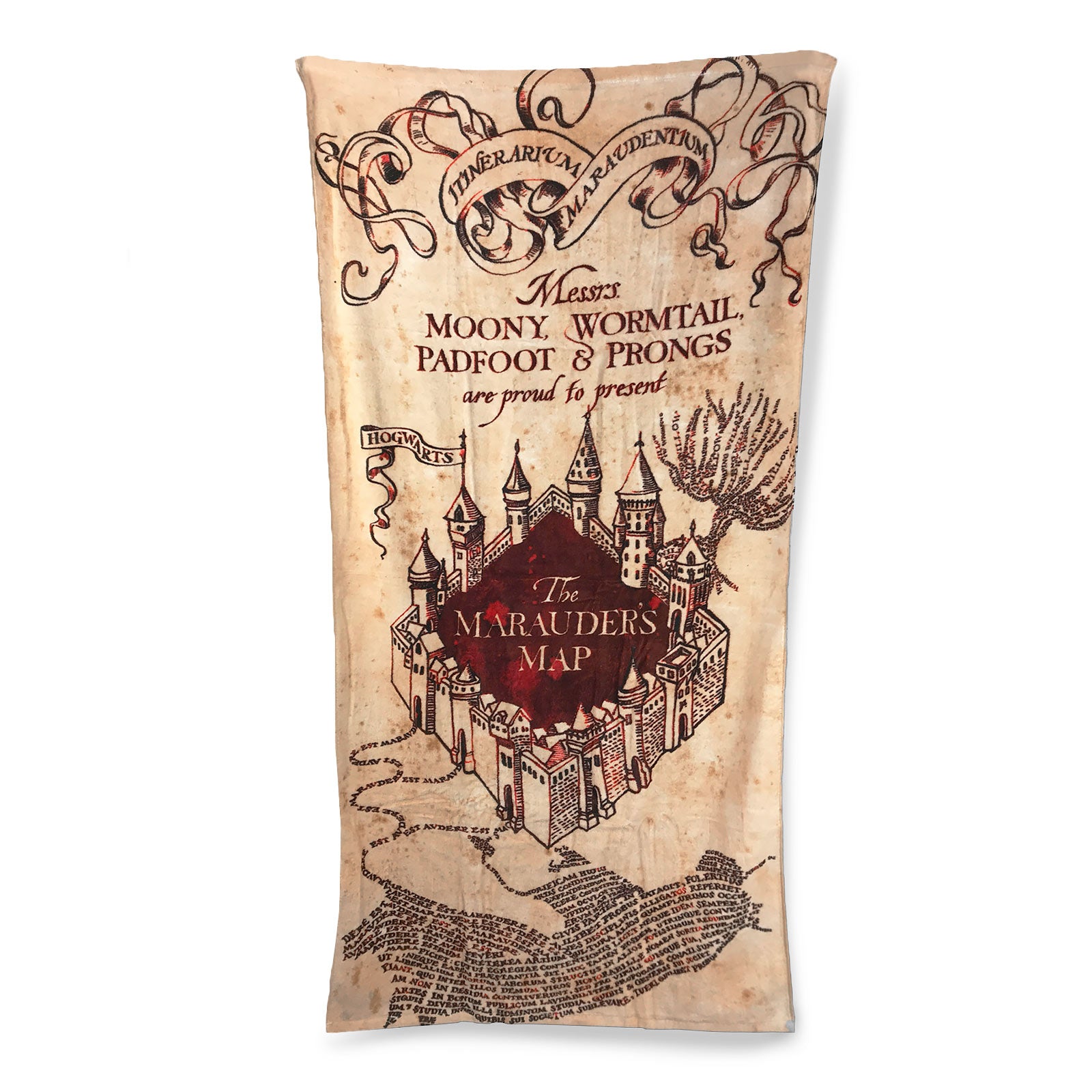 Imagen del producto Harry Potter - Toalla de baño del Mapa del Merodeador