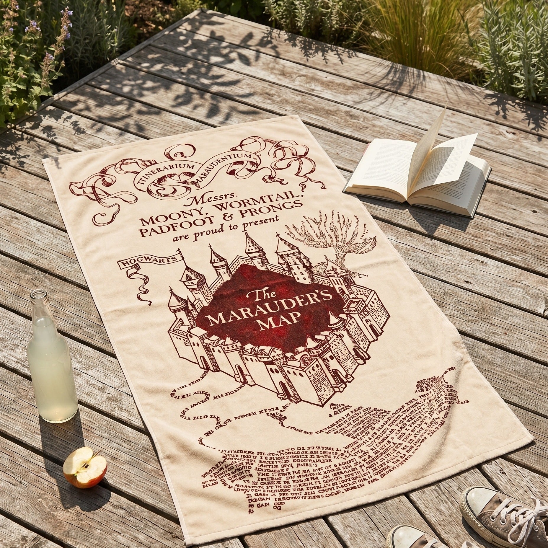 Imagen del producto Harry Potter - Toalla de baño del Mapa del Merodeador