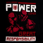 Imagen del producto Spider-Man - Camiseta Power vs. Responsibility negra