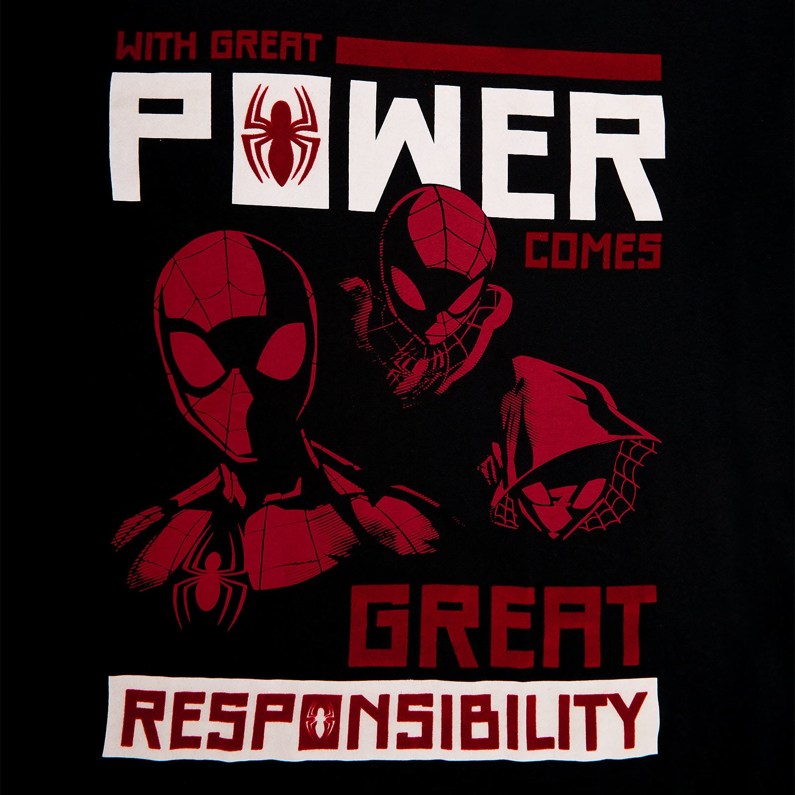 Imagen del producto Spider-Man - Camiseta Power vs. Responsibility negra