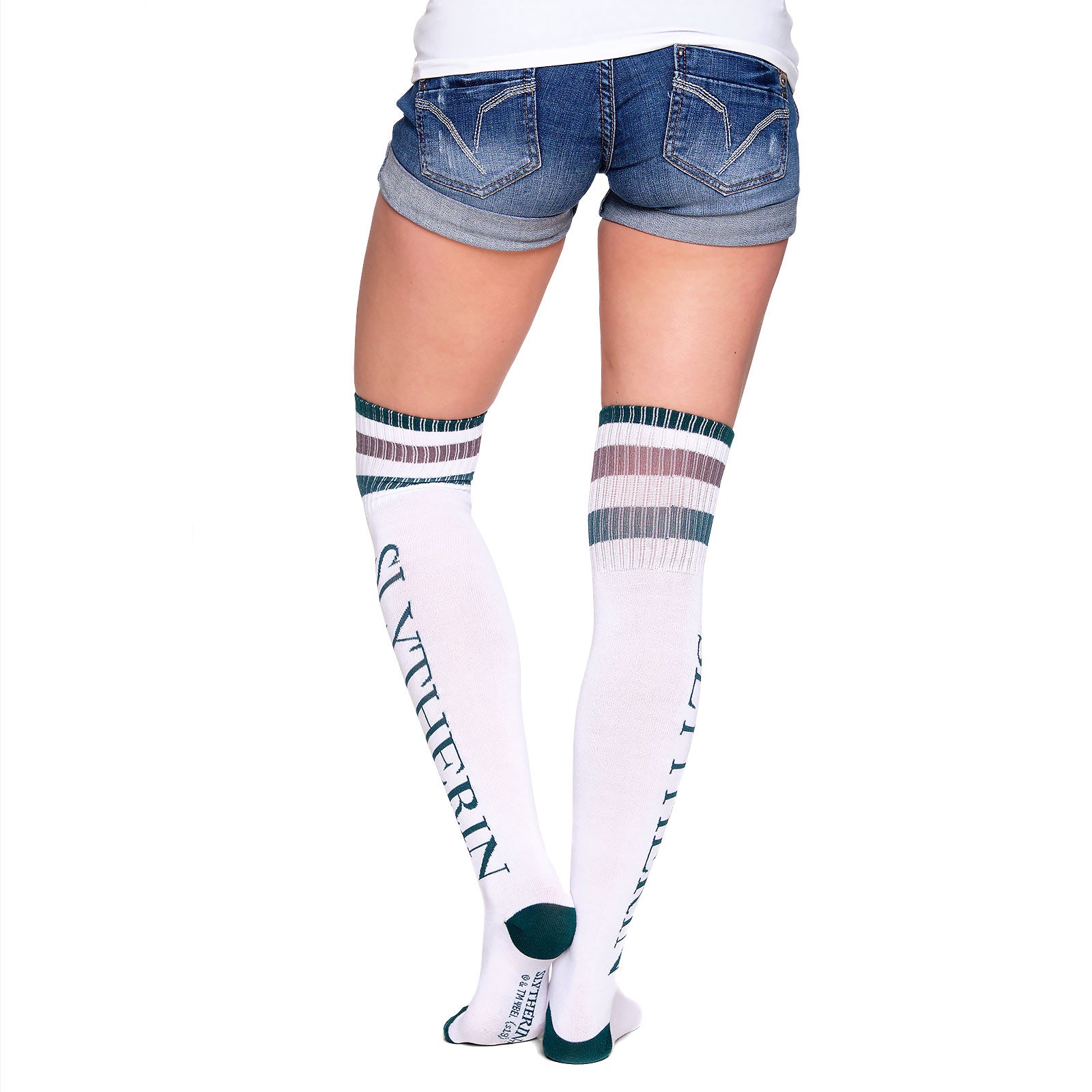 Imagen del producto Harry Potter - Calcetines por encima de la rodilla Slytherin