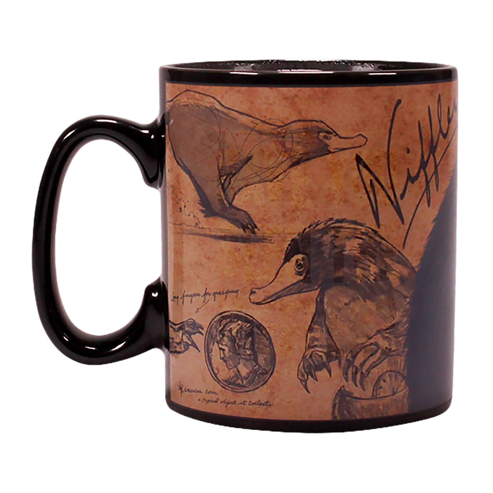 Imagen del producto ¿Has visto la taza de efecto térmico Niffler? - Animales fantásticos