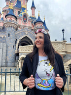 Product image Beauty and the Beast - Chip Splatter T-Shirt Women's Grey