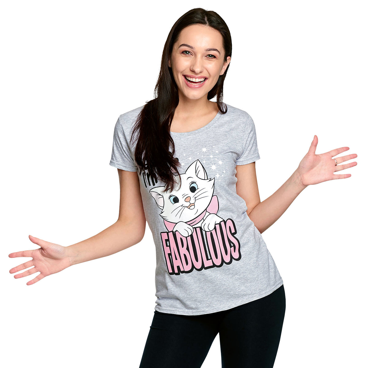Imagen del producto Aristocats - Camiseta Fabulosa de Marie para Mujer en Gris
