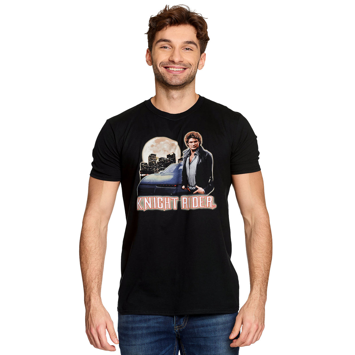 Imagen del producto Knight Rider - Camiseta negra de Michael & Car