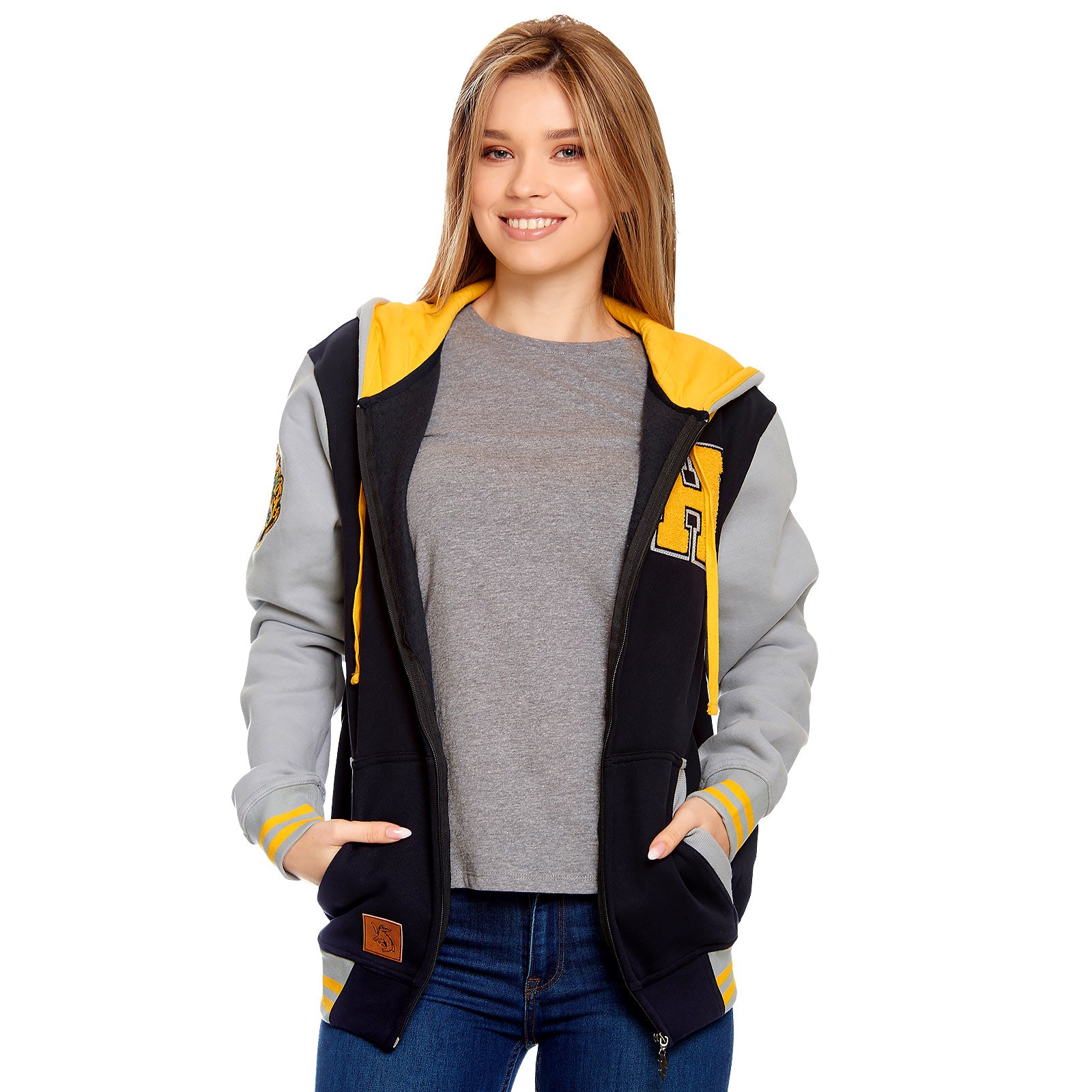 Imagen del producto Harry Potter - Chaqueta con capucha orgullosa de Hufflepuff