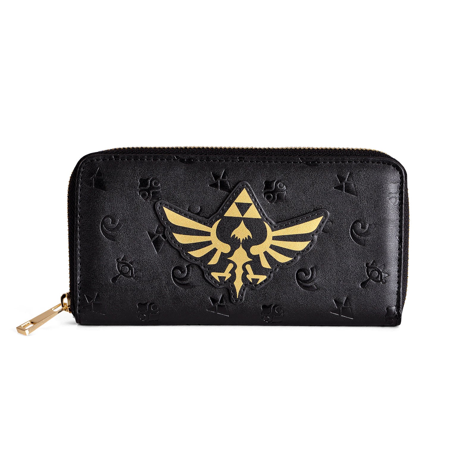 Imagen del producto Zelda - Billetera negra de símbolos de Hyrule