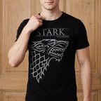 Imagen del producto Game of Thrones - Camiseta negra de la Casa Stark con el lobo huargo