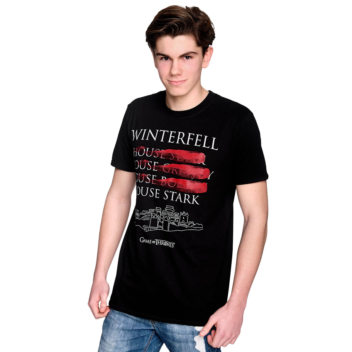 Imagen del producto Game of Thrones - Camiseta negra de los gobernantes de Winterfell