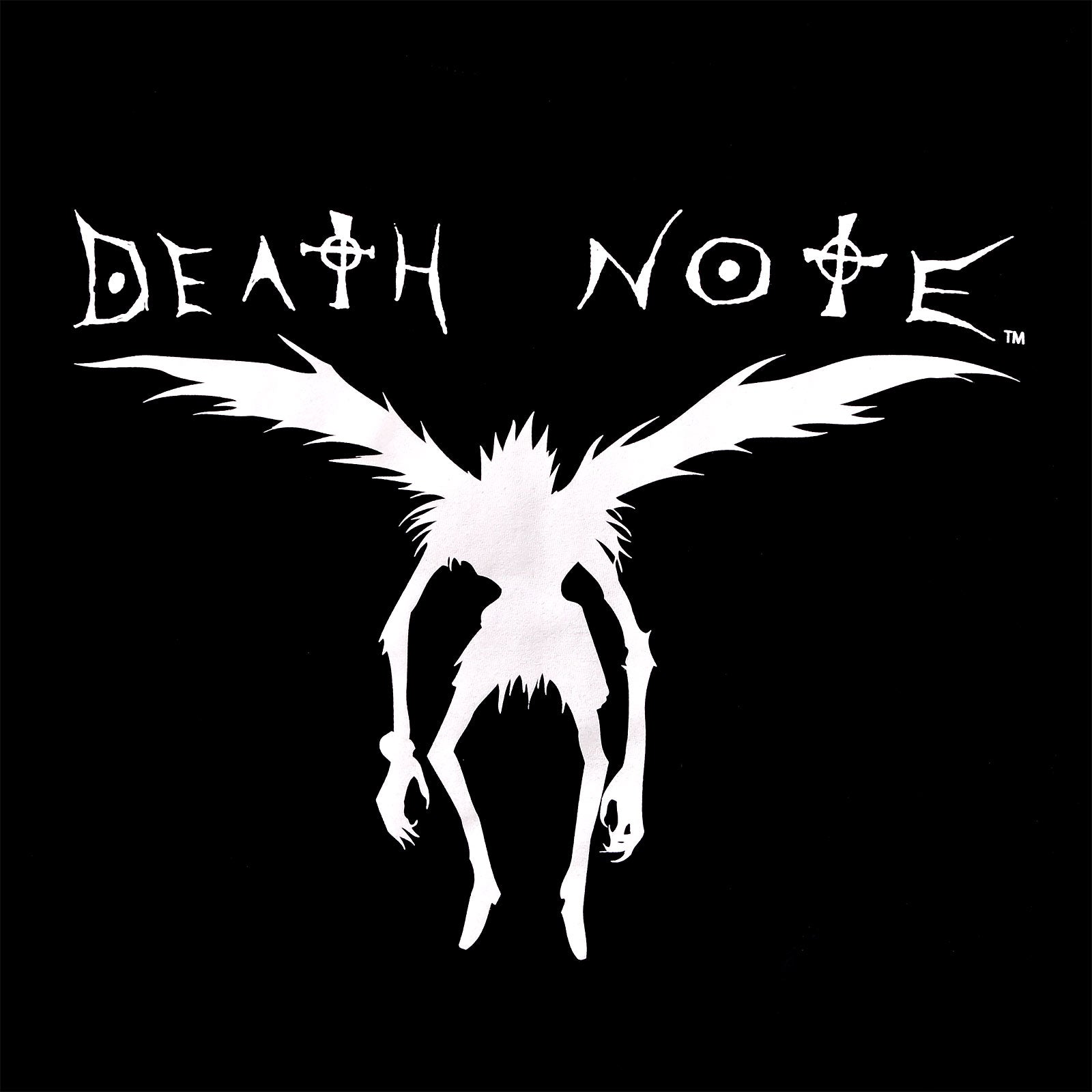 Imagen del producto Death Note - Camiseta negra con silueta de Ryuk