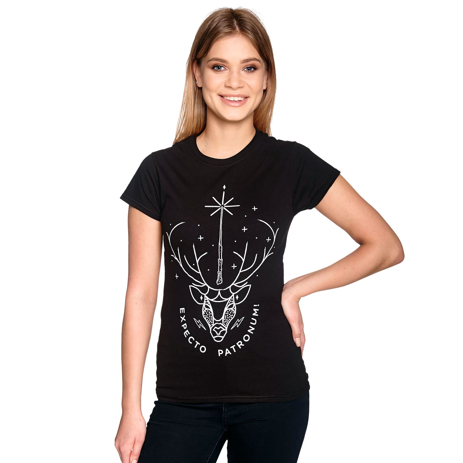 Imagen del producto Harry Potter - Expecto Patronum Camiseta de mujer negra