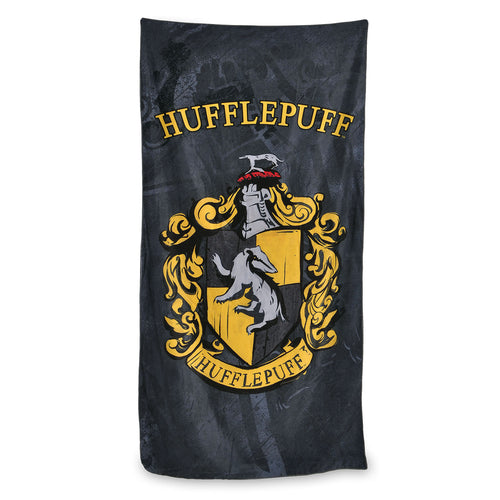 Imagen del producto Harry Potter - Toalla de playa con el escudo de Hufflepuff