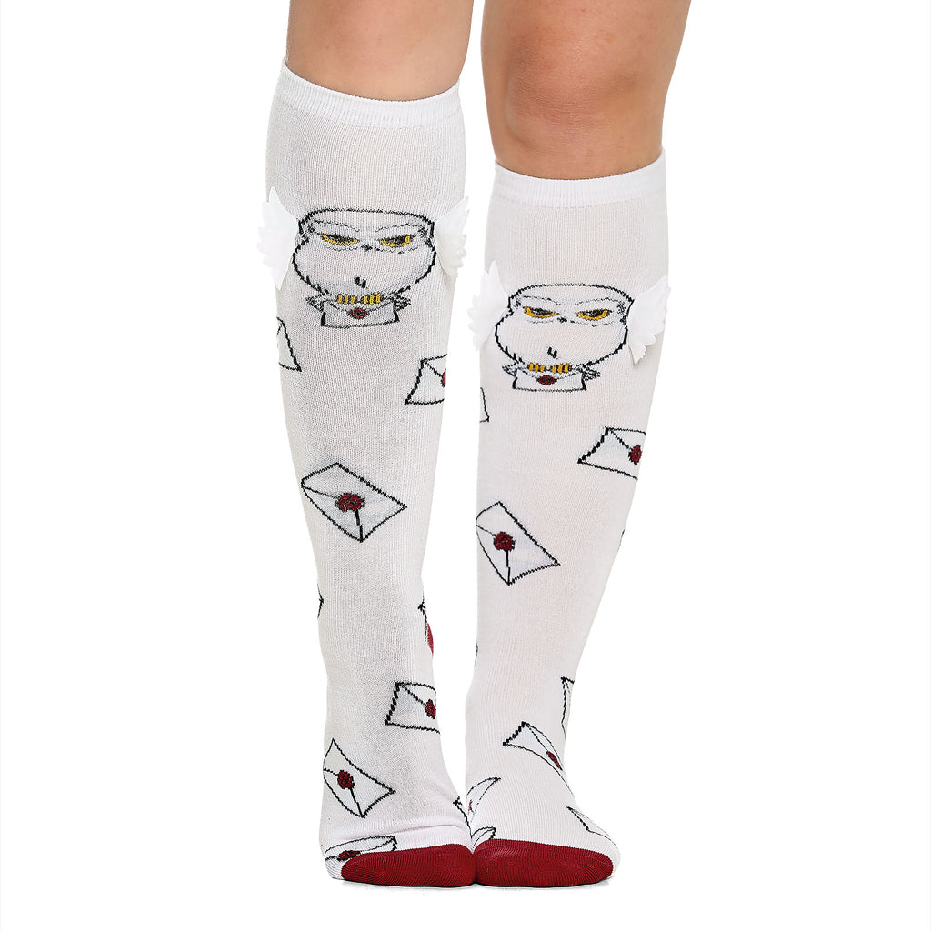 Imagen del producto Harry Potter - Calcetines hasta la rodilla Hedwig blancos