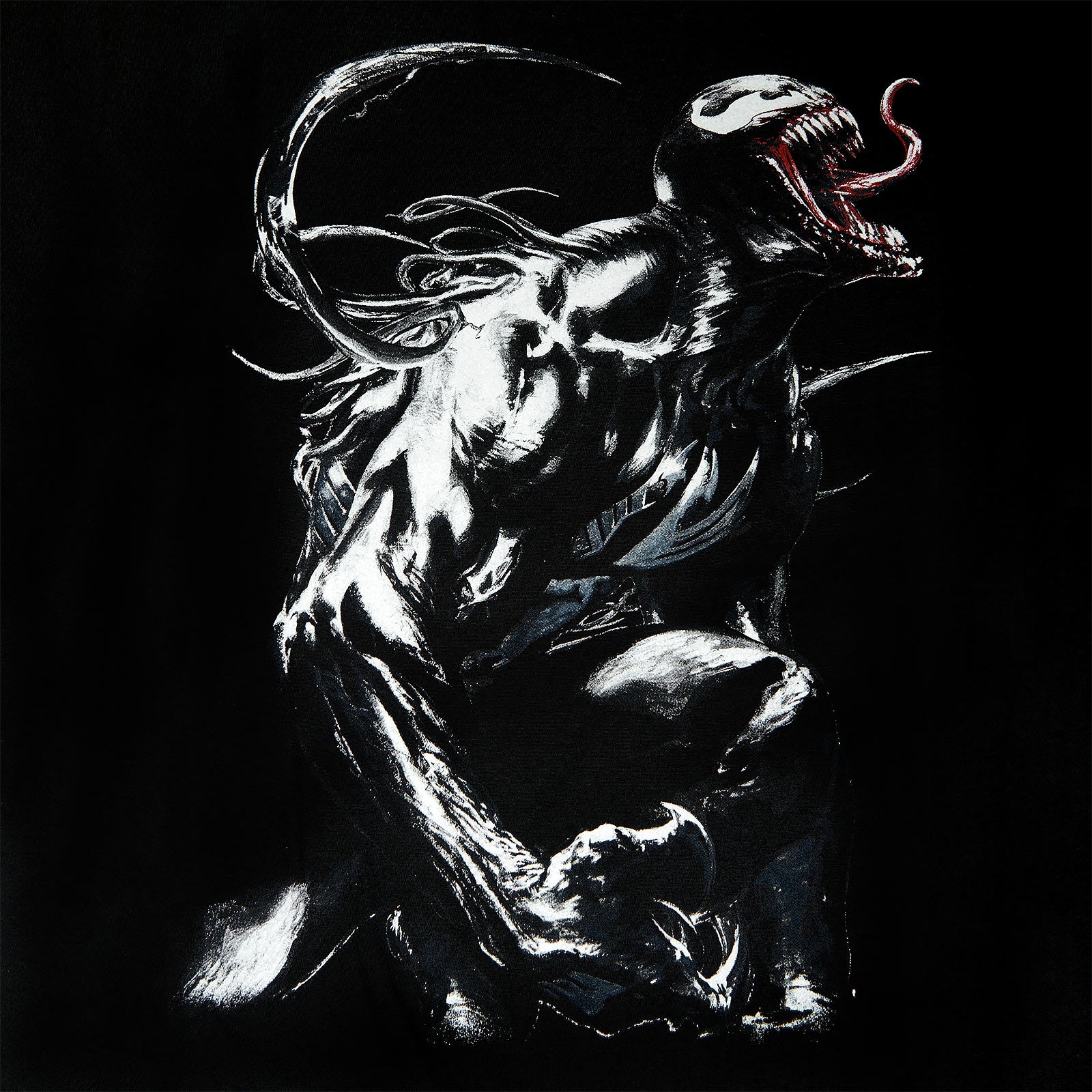 Imagen del producto Venom - Camiseta Symbiote Enfadado negra
