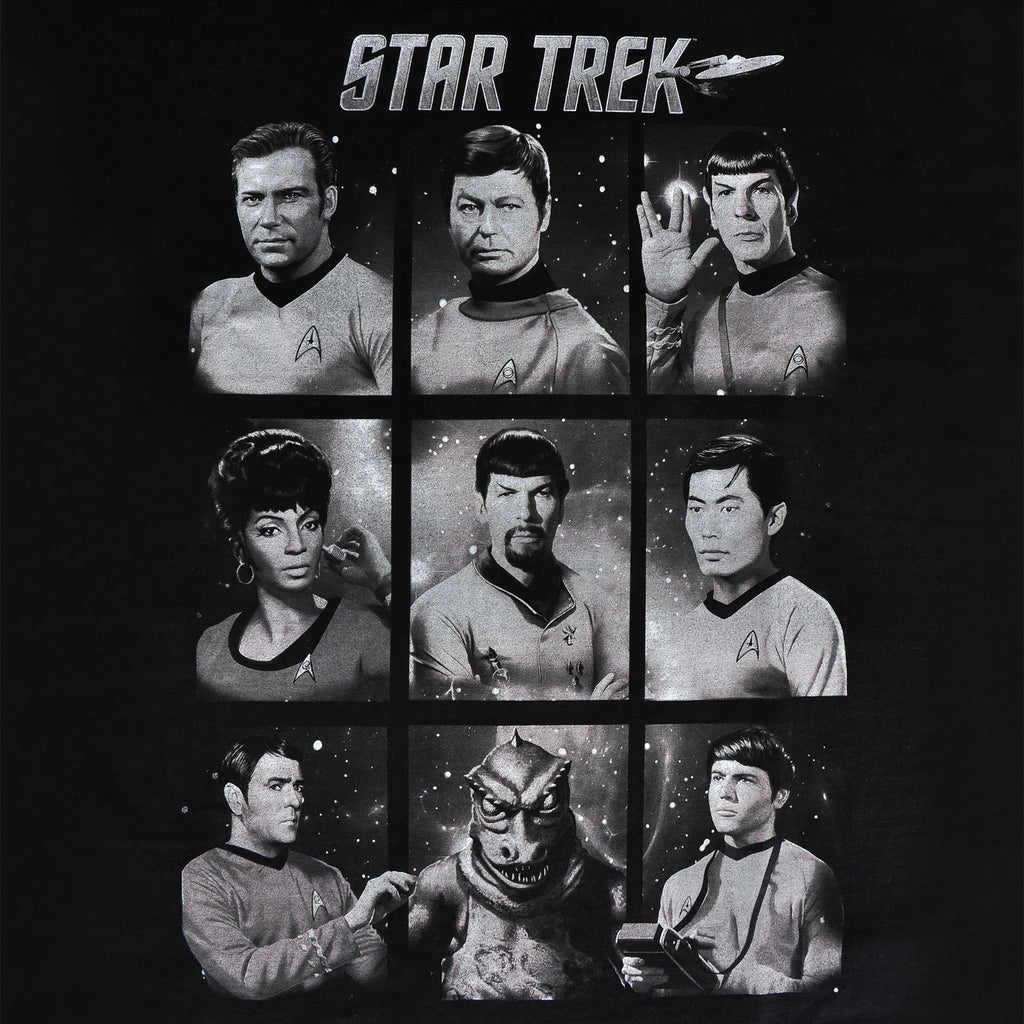 Imagen del producto Star Trek - Camiseta de personajes negra