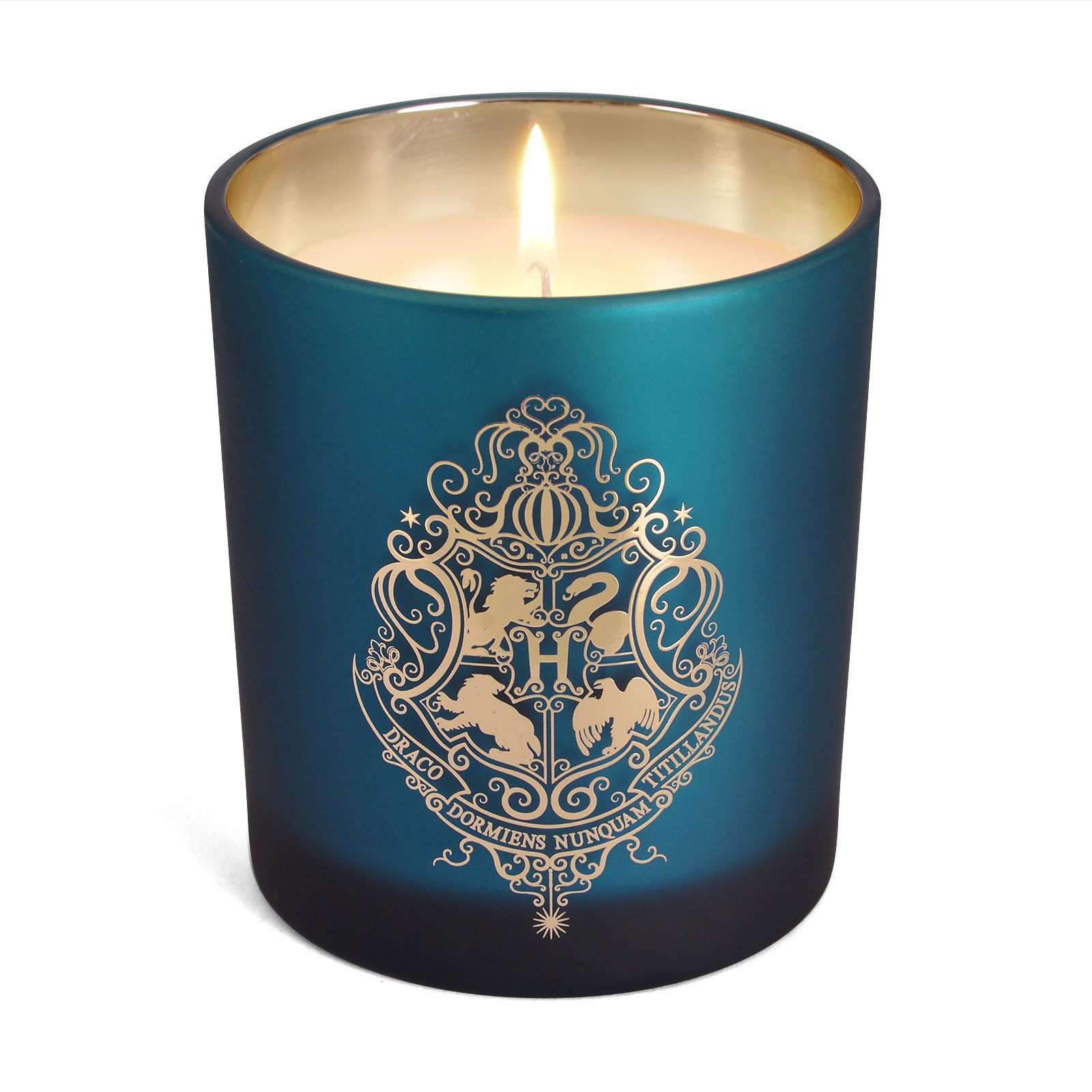 Imagen del producto Harry Potter - Vela con escudo de Hogwarts en vidrio