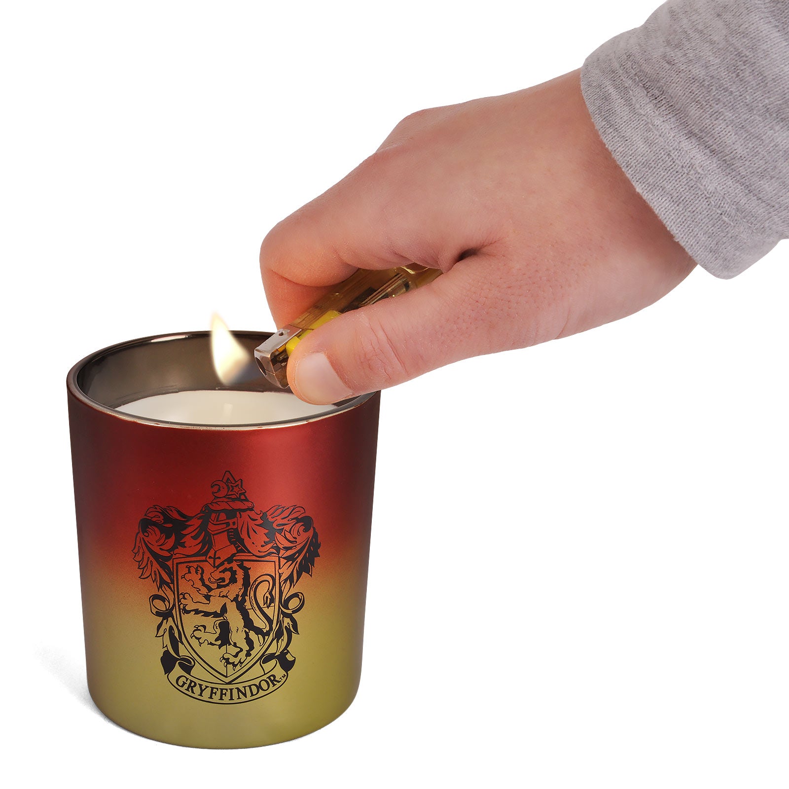 Imagen del producto Harry Potter - Vela con emblema de Gryffindor en vaso
