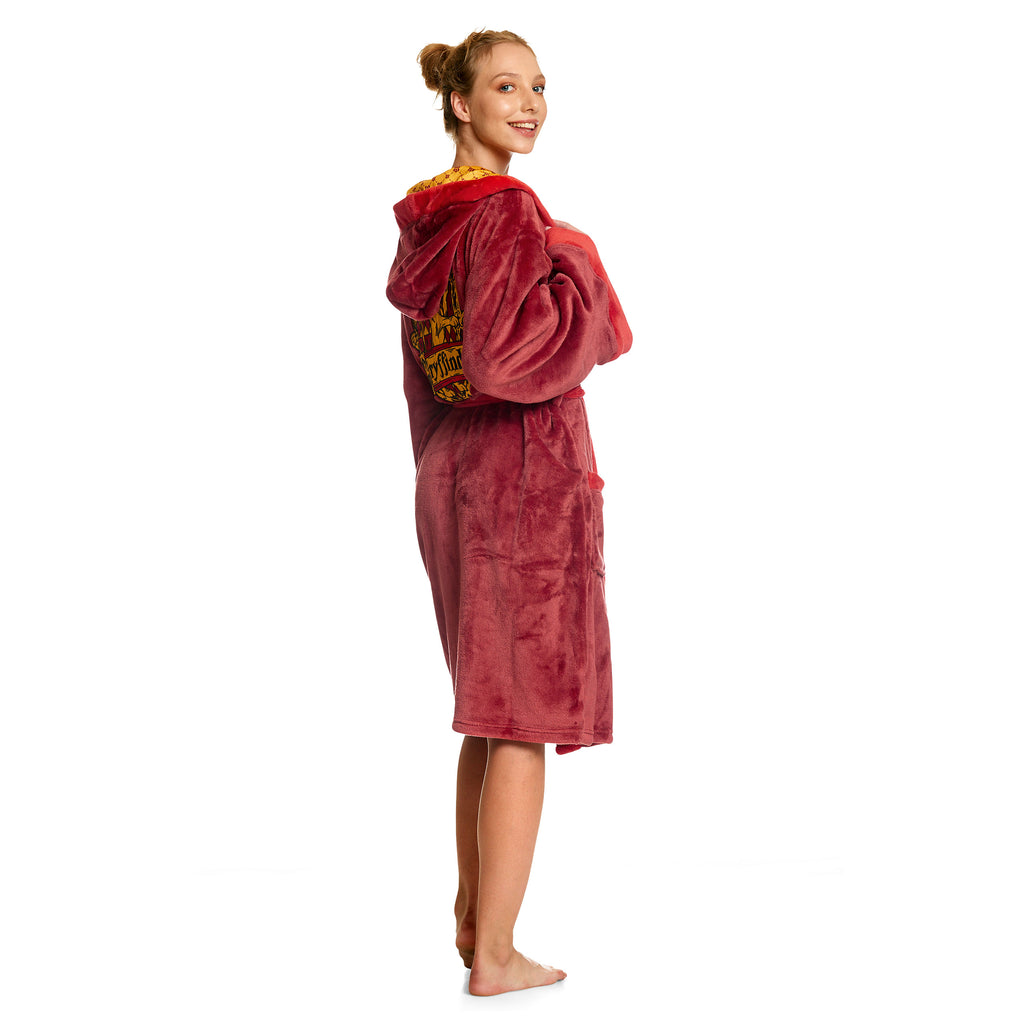 Imagen del producto Harry Potter - Bata de baño con escudo de Gryffindor rojo