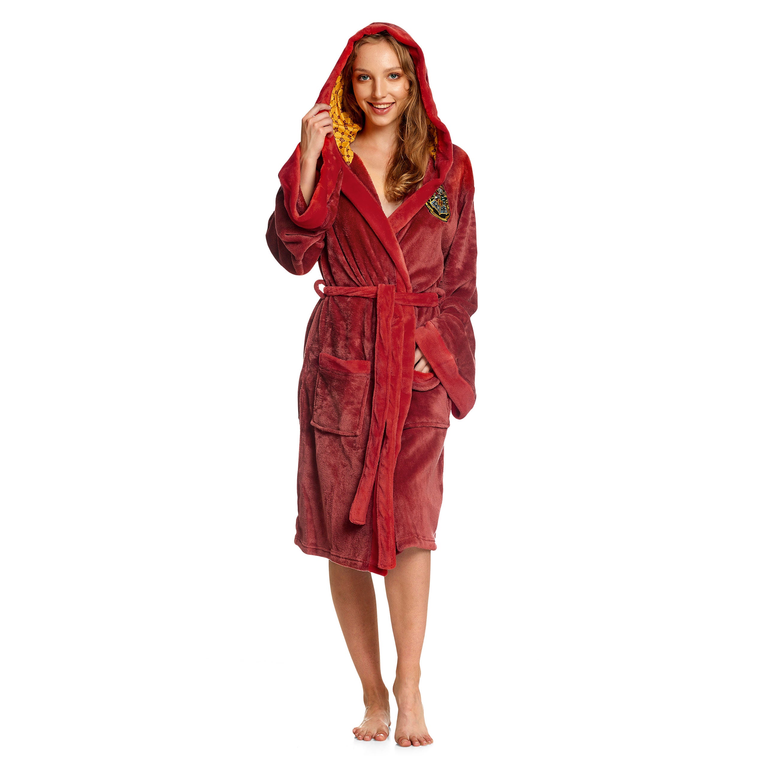 Imagen del producto Harry Potter - Bata de baño con escudo de Gryffindor rojo