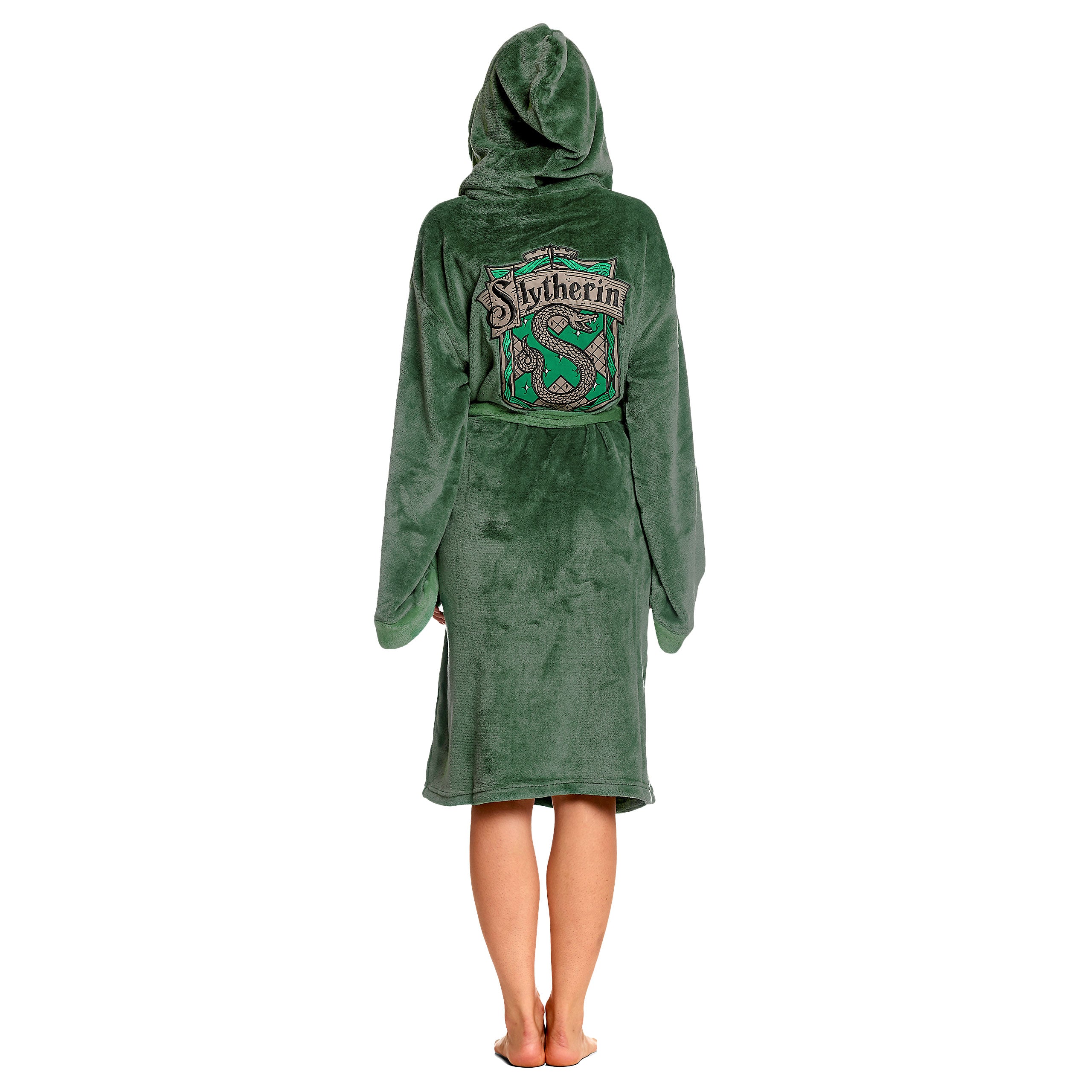 Imagen del producto Harry Potter - Bata de baño con escudo de Slytherin verde