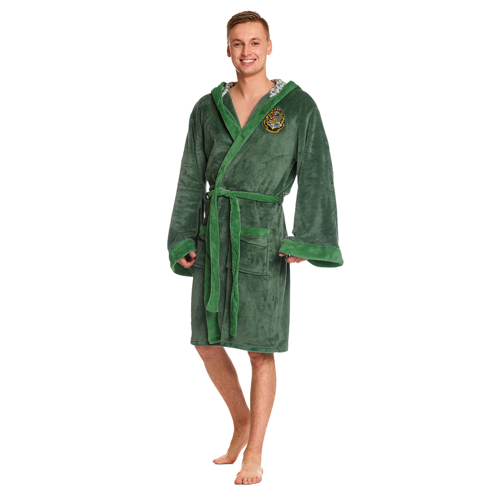 Imagen del producto Harry Potter - Bata de baño con escudo de Slytherin verde
