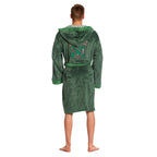 Imagen del producto Harry Potter - Bata de baño con escudo de Slytherin verde