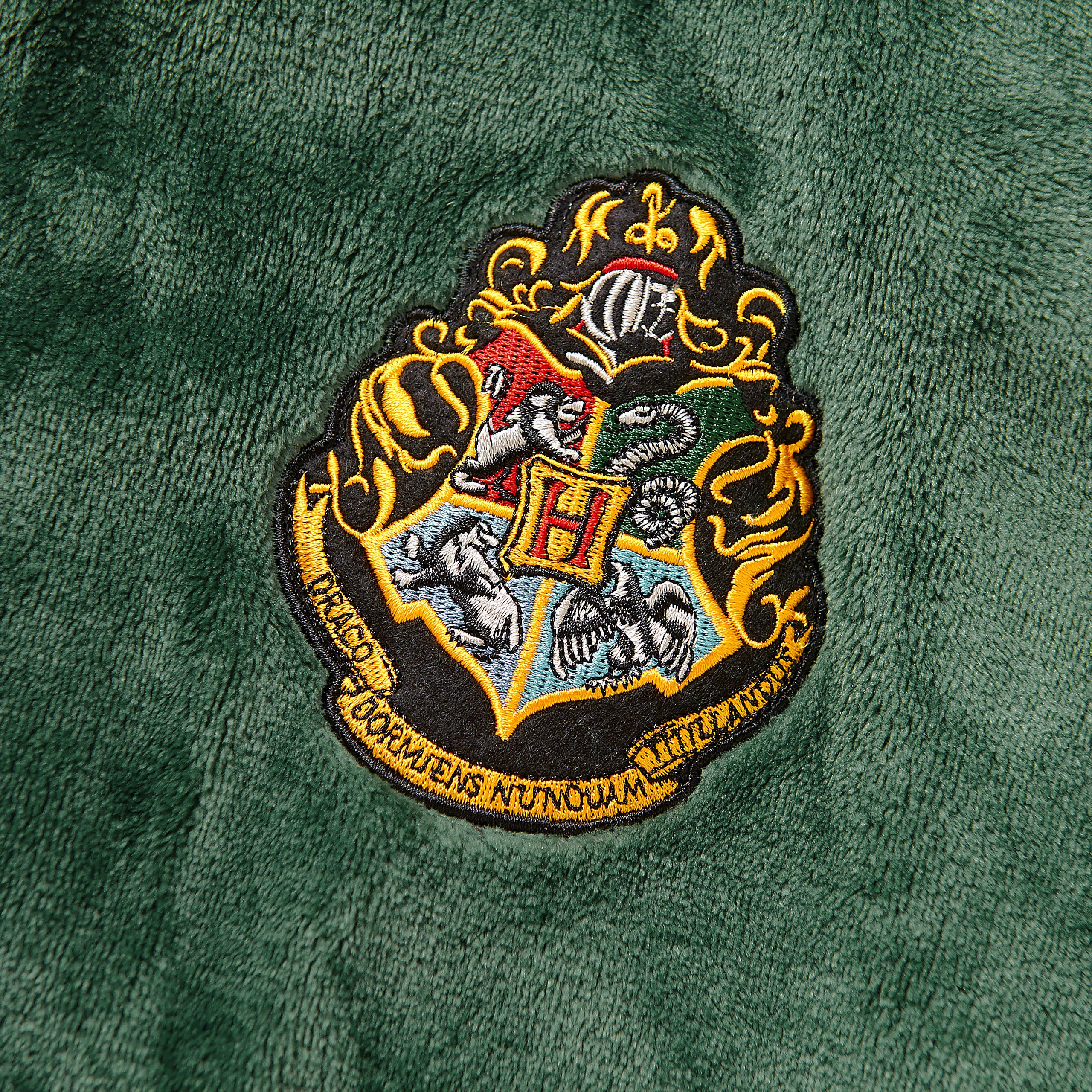 Imagen del producto Harry Potter - Bata de baño con escudo de Slytherin verde