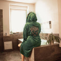 Imagen del producto Harry Potter - Bata de baño con escudo de Slytherin verde