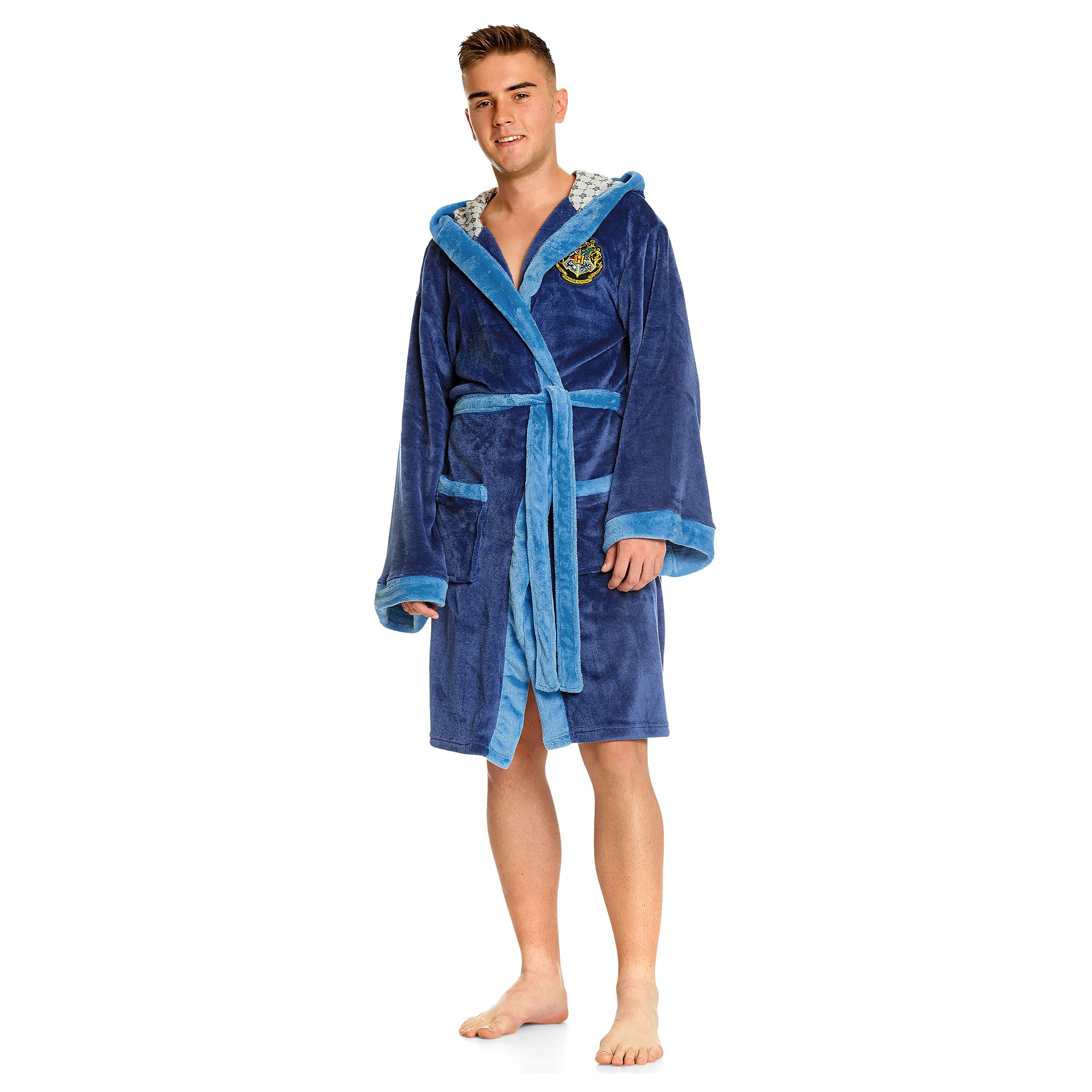 Imagen del producto Harry Potter - Bata de baño con escudo de Ravenclaw azul