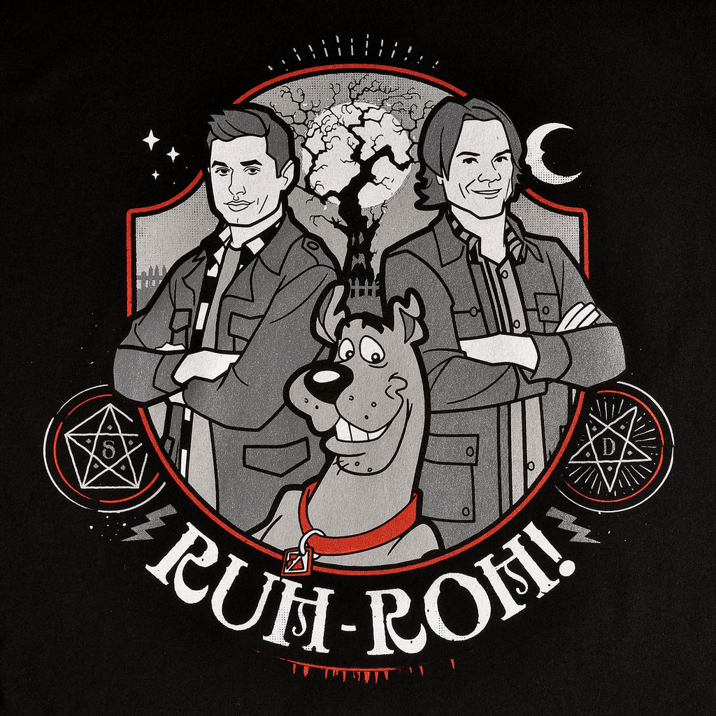 Imagen del producto Supernatural - Scoobynatural Ruh-roh! Camiseta negra